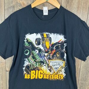 Monster Jam 2017 Tour T-Shirt Grave Digger El Toro Loco Graphic Tee Size L